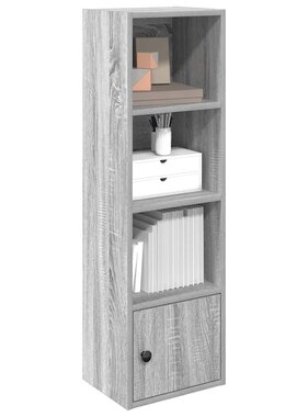 VidaXL Boekenkast 31x24x102 cm bewerkt hout grijs sonoma eikenkleurig