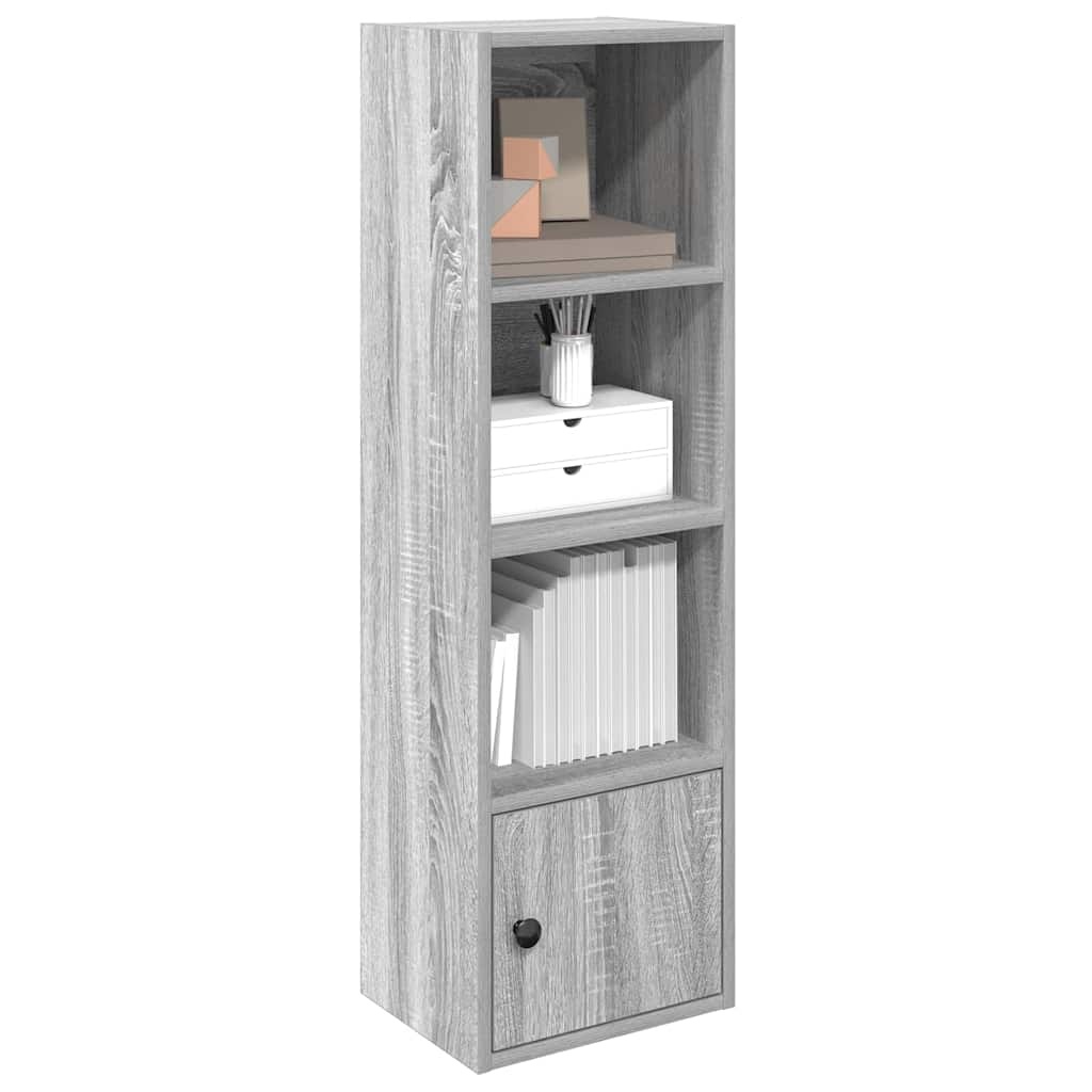 vidaXL Boekenkast 31x24x102 cm bewerkt hout grijs sonoma eikenkleurig