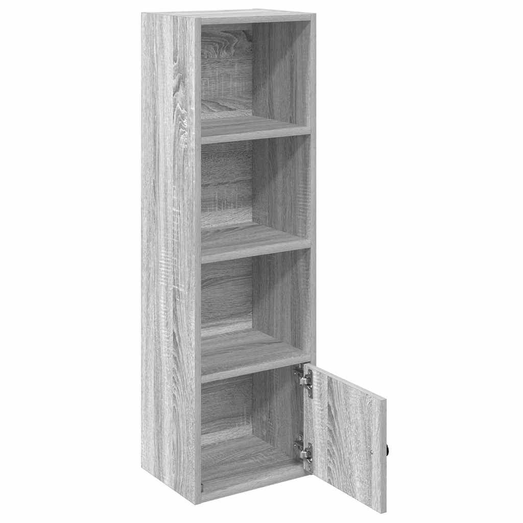 vidaXL Boekenkast 31x24x102 cm bewerkt hout grijs sonoma eikenkleurig