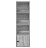 vidaXL Boekenkast 31x24x102 cm bewerkt hout grijs sonoma eikenkleurig