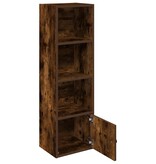 VidaXL Boekenkast 31x24x102 cm bewerkt hout gerookt eikenkleurig