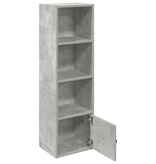 vidaXL Boekenkast 31x24x102 cm bewerkt hout betongrijs
