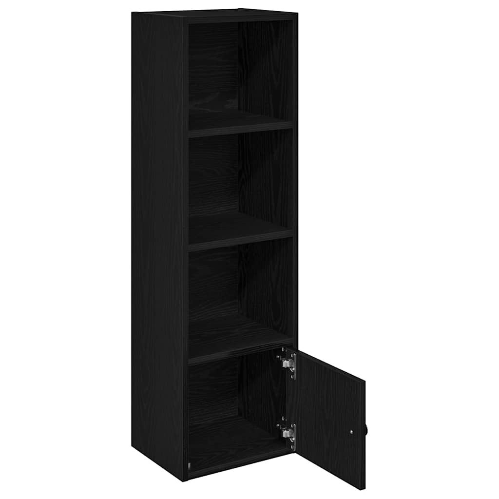 vidaXL Boekenkast 31x24x102 cm bewerkt hout zwart eikenkleurig