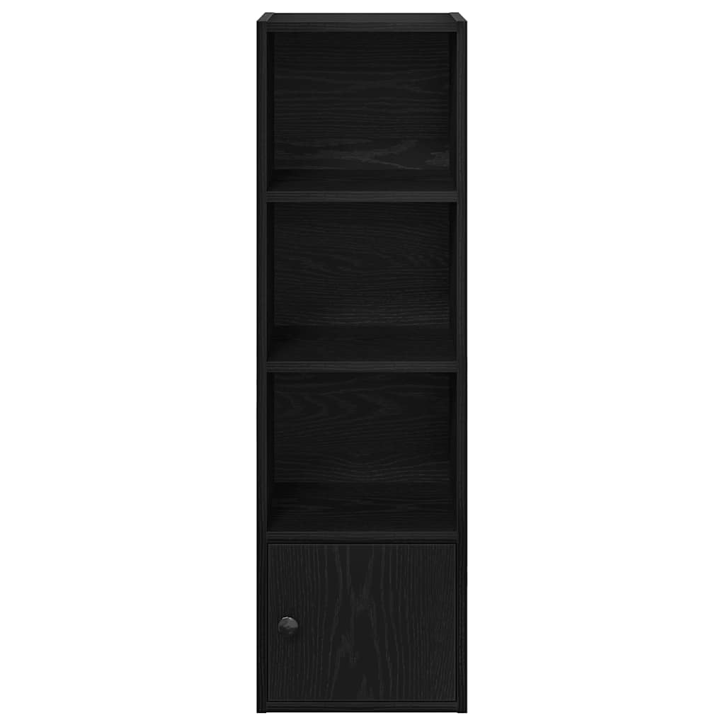 vidaXL Boekenkast 31x24x102 cm bewerkt hout zwart eikenkleurig