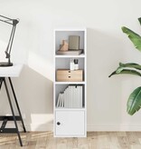vidaXL Boekenkast 31x24x102 cm bewerkt hout wit