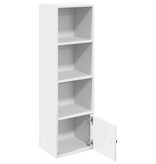vidaXL Boekenkast 31x24x102 cm bewerkt hout wit