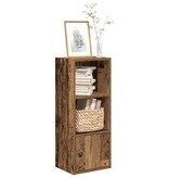 vidaXL Boekenkast 31x24x77 cm bewerkt hout oud houtkleurig