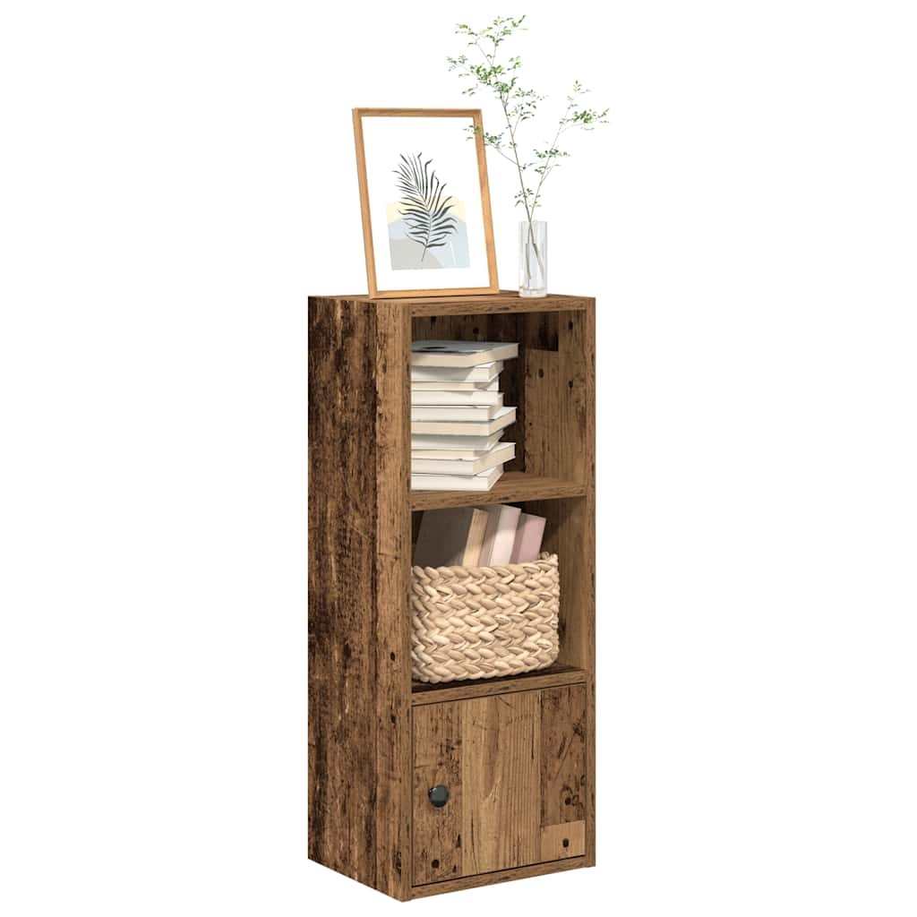 vidaXL Boekenkast 31x24x77 cm bewerkt hout oud houtkleurig