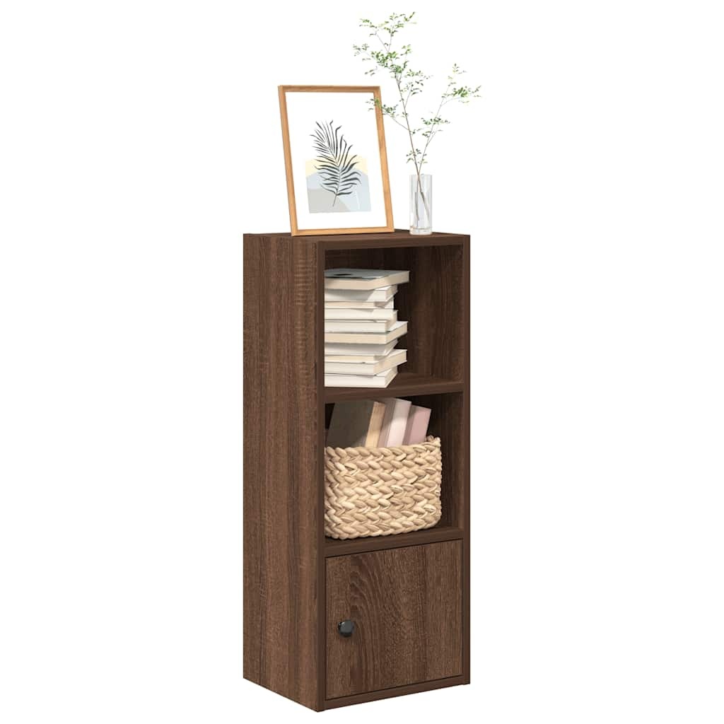 vidaXL Boekenkast 31x24x77 cm bewerkt hout bruin eikenkleurig
