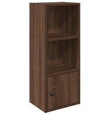 vidaXL Boekenkast 31x24x77 cm bewerkt hout bruin eikenkleurig