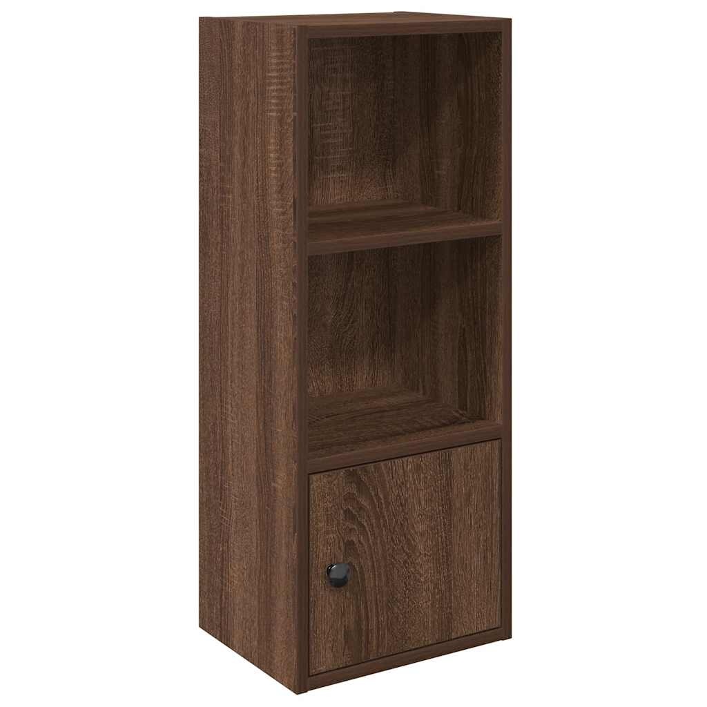 vidaXL Boekenkast 31x24x77 cm bewerkt hout bruin eikenkleurig