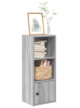 VidaXL Boekenkast 31x24x77 cm bewerkt hout grijs sonoma eikenkleurig