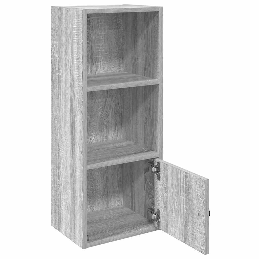 vidaXL Boekenkast 31x24x77 cm bewerkt hout grijs sonoma eikenkleurig