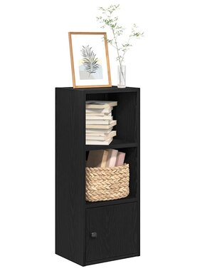 VidaXL Boekenkast 31x24x77 cm bewerkt hout zwart eikenkleurig