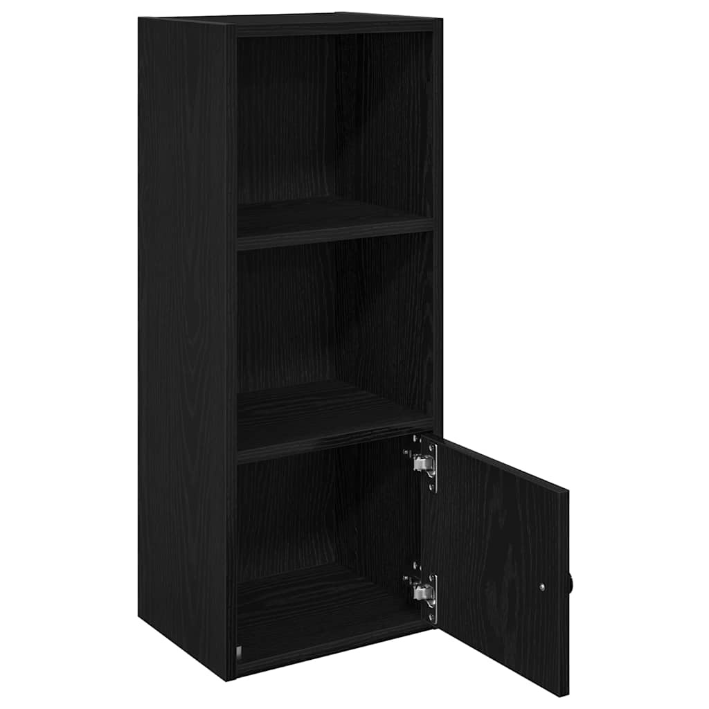 vidaXL Boekenkast 31x24x77 cm bewerkt hout zwart eikenkleurig