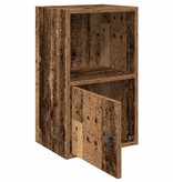 vidaXL Boekenkast 31x24x52 cm bewerkt hout oud houtkleurig