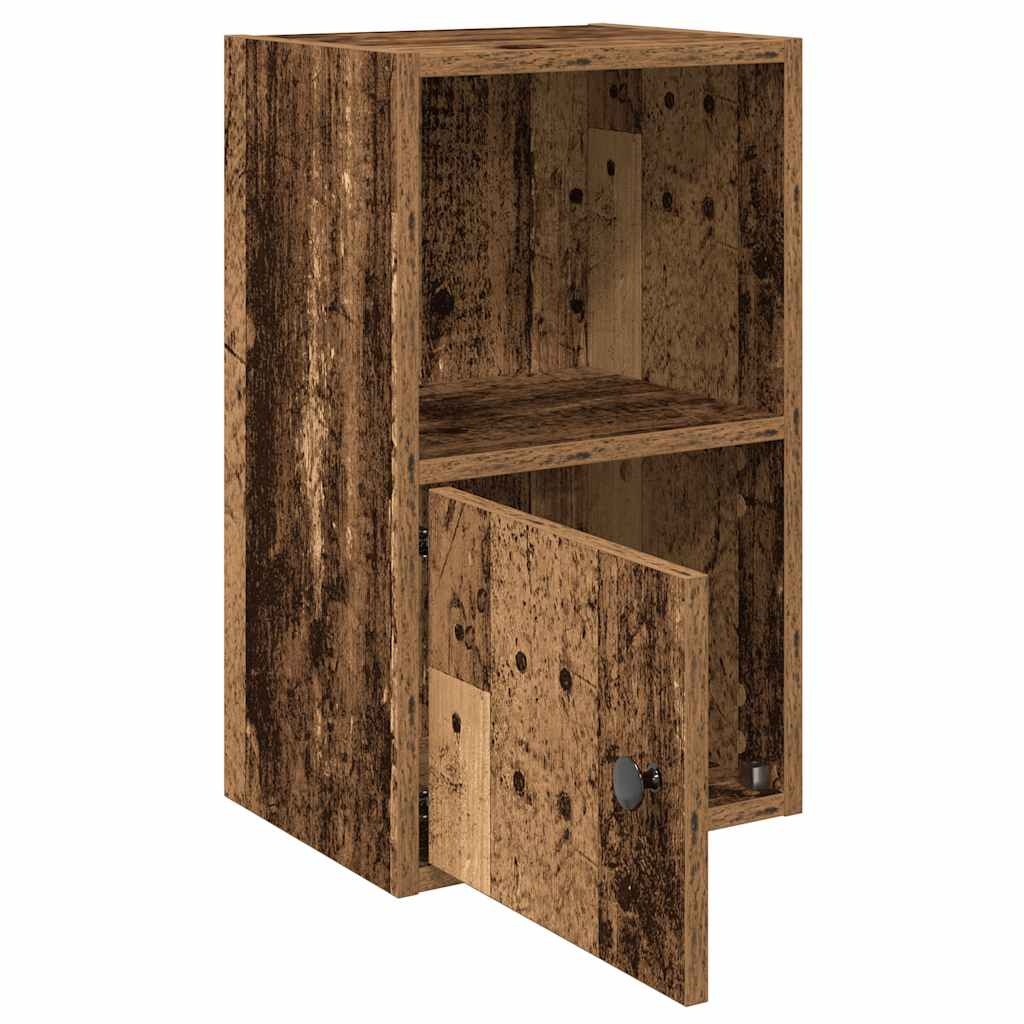 vidaXL Boekenkast 31x24x52 cm bewerkt hout oud houtkleurig