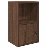 vidaXL Boekenkast 31x24x52 cm bewerkt hout bruin eikenkleurig