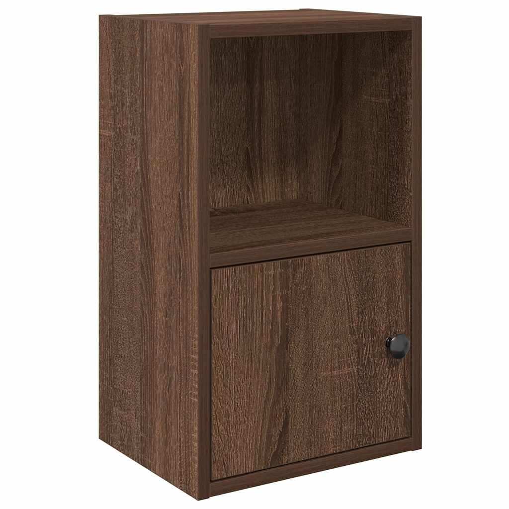 vidaXL Boekenkast 31x24x52 cm bewerkt hout bruin eikenkleurig