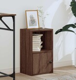 vidaXL Boekenkast 31x24x52 cm bewerkt hout bruin eikenkleurig