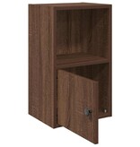 vidaXL Boekenkast 31x24x52 cm bewerkt hout bruin eikenkleurig