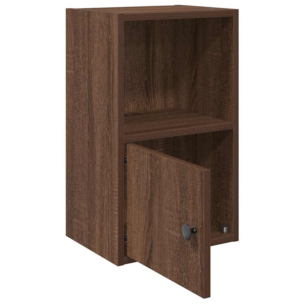 vidaXL Boekenkast 31x24x52 cm bewerkt hout bruin eikenkleurig