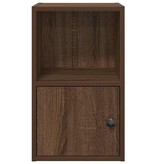 vidaXL Boekenkast 31x24x52 cm bewerkt hout bruin eikenkleurig
