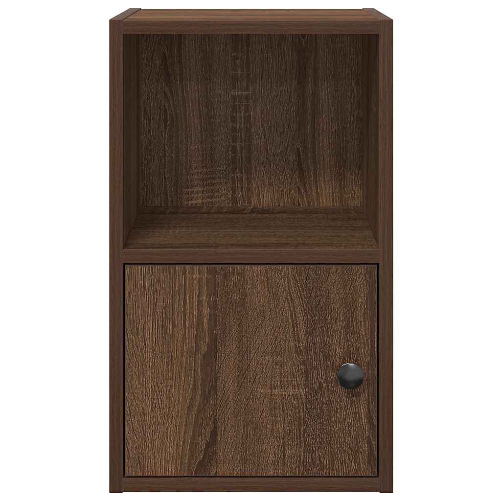 vidaXL Boekenkast 31x24x52 cm bewerkt hout bruin eikenkleurig