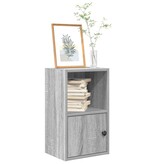 vidaXL Boekenkast 31x24x52 cm bewerkt hout grijs sonoma eikenkleurig