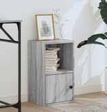 vidaXL Boekenkast 31x24x52 cm bewerkt hout grijs sonoma eikenkleurig