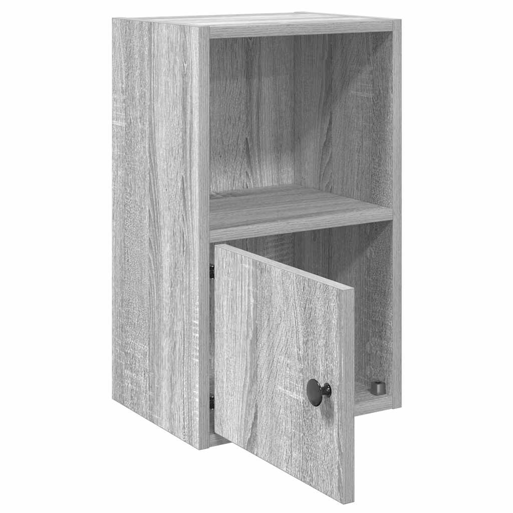 vidaXL Boekenkast 31x24x52 cm bewerkt hout grijs sonoma eikenkleurig