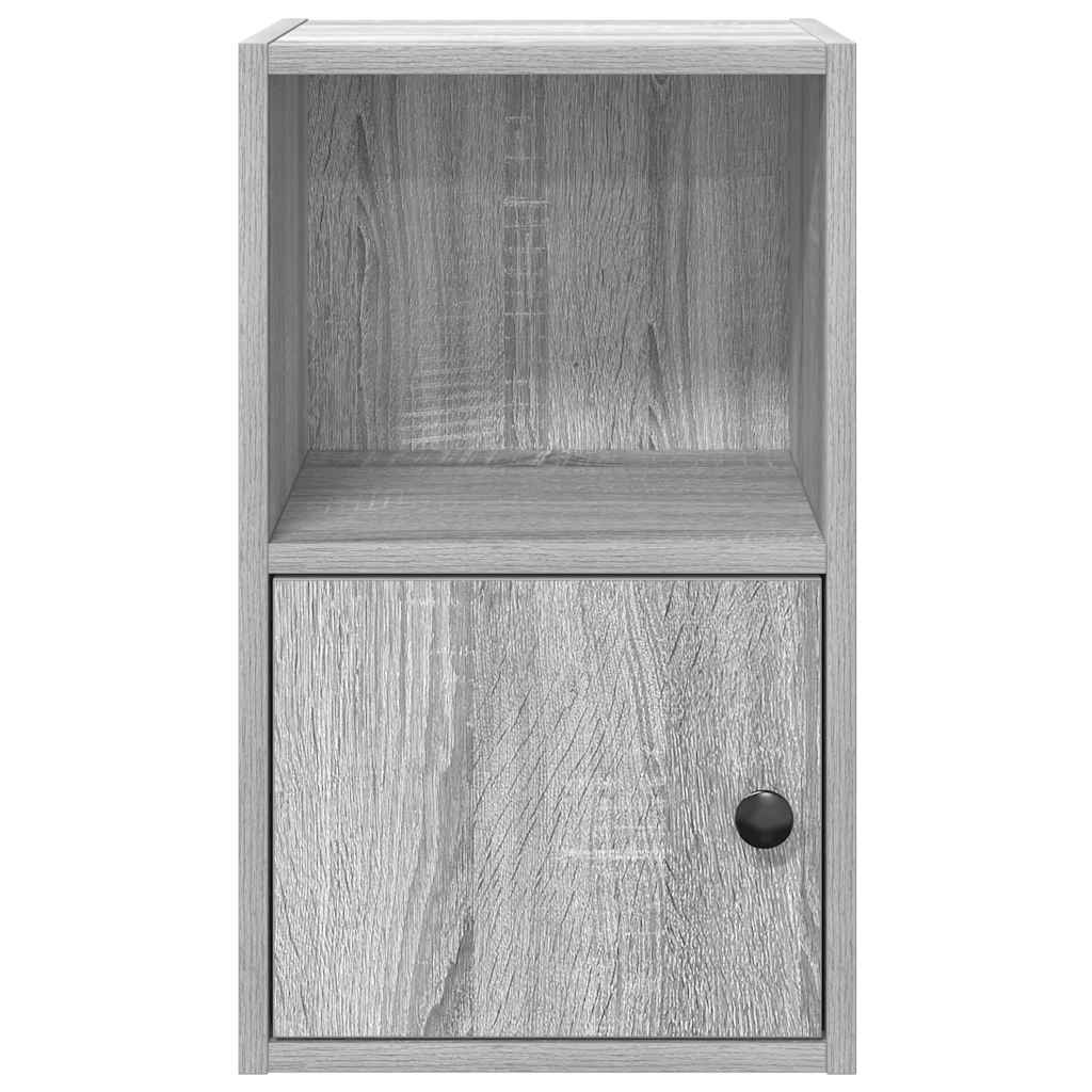 vidaXL Boekenkast 31x24x52 cm bewerkt hout grijs sonoma eikenkleurig