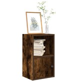 vidaXL Boekenkast 31x24x52 cm bewerkt hout gerookt eikenkleurig
