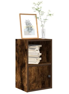 VidaXL Boekenkast 31x24x52 cm bewerkt hout gerookt eikenkleurig