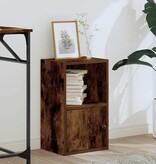 vidaXL Boekenkast 31x24x52 cm bewerkt hout gerookt eikenkleurig