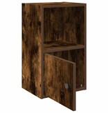vidaXL Boekenkast 31x24x52 cm bewerkt hout gerookt eikenkleurig
