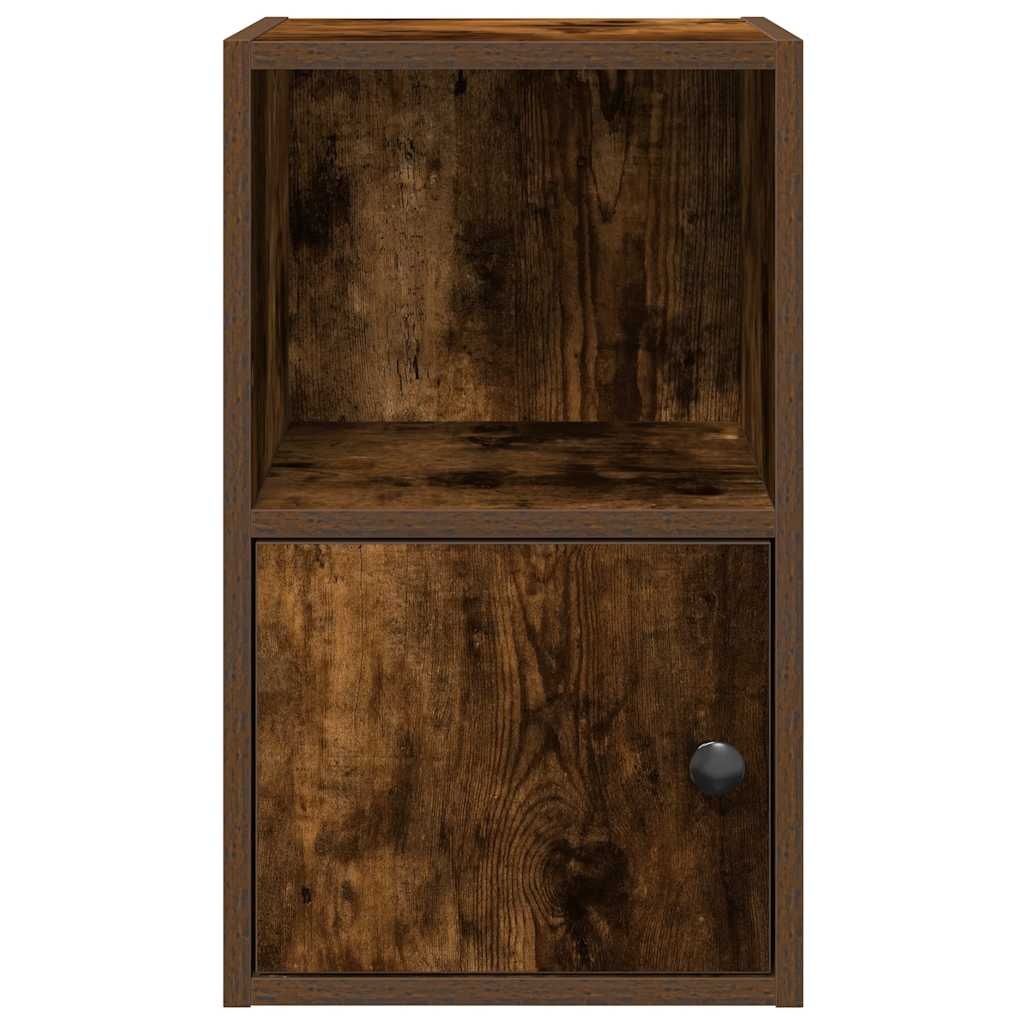 vidaXL Boekenkast 31x24x52 cm bewerkt hout gerookt eikenkleurig