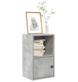 vidaXL Boekenkast 31x24x52 cm bewerkt hout betongrijs