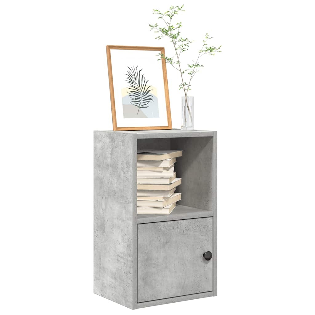 vidaXL Boekenkast 31x24x52 cm bewerkt hout betongrijs