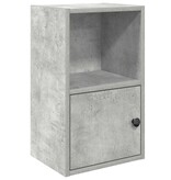 vidaXL Boekenkast 31x24x52 cm bewerkt hout betongrijs