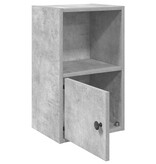 vidaXL Boekenkast 31x24x52 cm bewerkt hout betongrijs