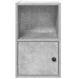 vidaXL Boekenkast 31x24x52 cm bewerkt hout betongrijs