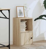 vidaXL Boekenkast 31x24x52 cm bewerkt hout sonoma eikenkleurig