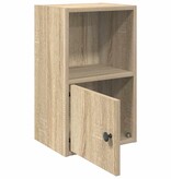 vidaXL Boekenkast 31x24x52 cm bewerkt hout sonoma eikenkleurig