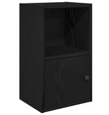 vidaXL Boekenkast 31x24x52 cm bewerkt hout zwart eikenkleurig
