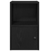 vidaXL Boekenkast 31x24x52 cm bewerkt hout zwart eikenkleurig