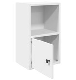 vidaXL Boekenkast 31x24x52 cm bewerkt hout wit