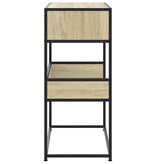 vidaXL Wandtafel 90x35x80 cm bewerkt hout sonoma eikenkleurig