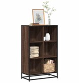 vidaXL Boekenkast 65,5x33x107,5 cm bewerkt hout bruin eikenkleur