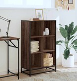 vidaXL Boekenkast 65,5x33x107,5 cm bewerkt hout bruin eikenkleur